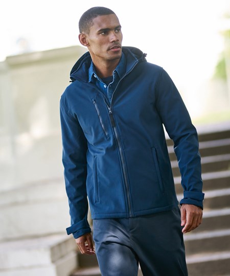 3-layer Hooded Softshell Jacket